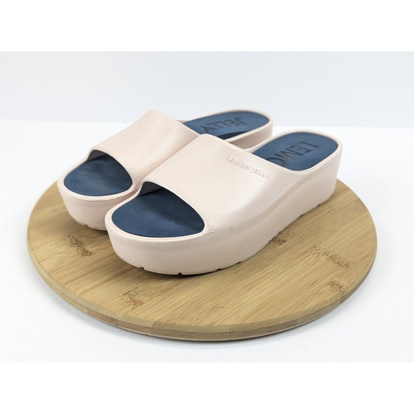 Lemon Jelly Sandals Slides Womans 10 10.5 Pink Platform Slip On Shoes - Picture 3 of 10